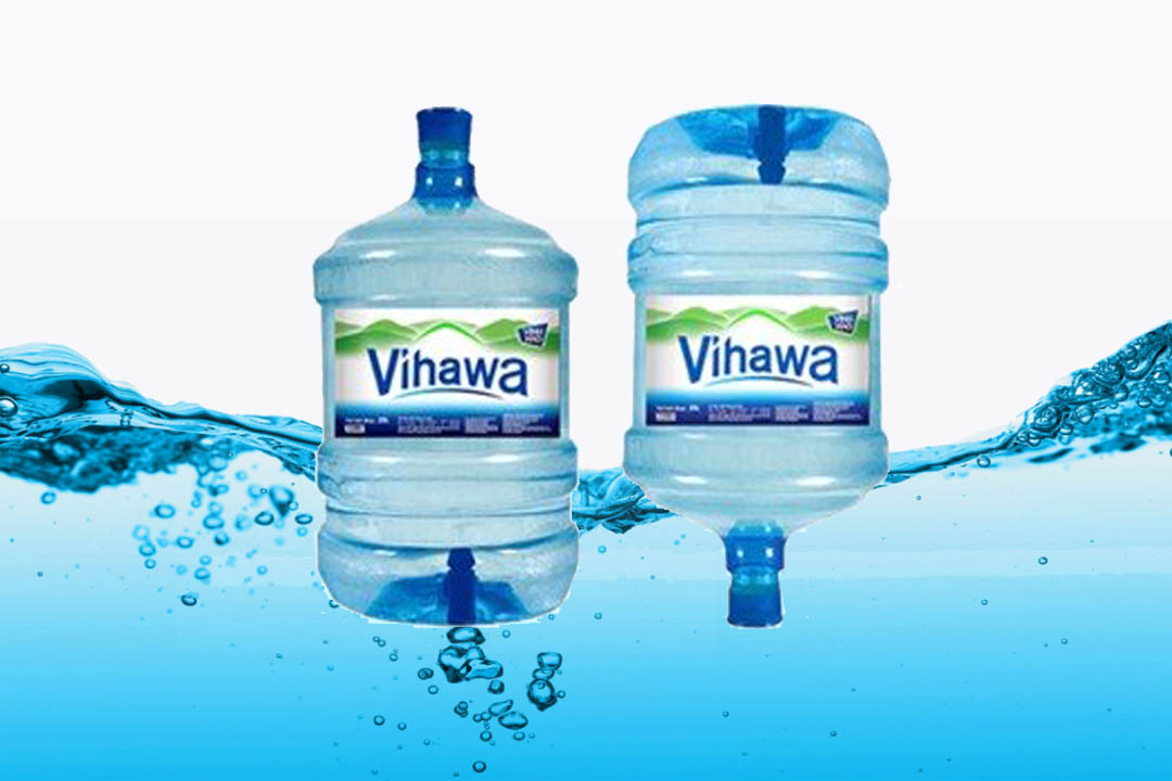 Bình nước Vihawa 20L có vòi và úp ngược